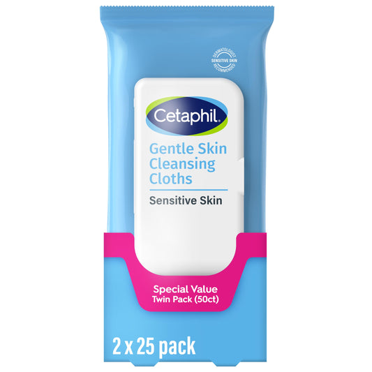 Cetaphil Gentle Waterproof Makeup Remover, Oil-Free Formula Suitable for Sensitive Skin, 6.0 Fluid Ounce