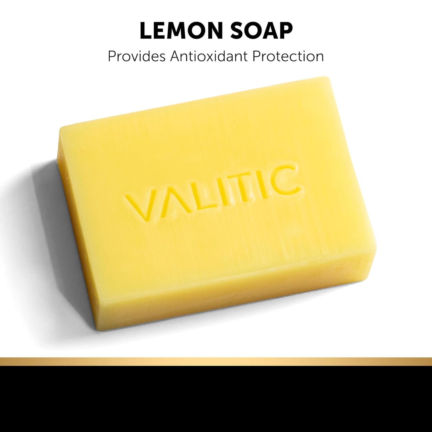 VALITIC Kojic Acid Soap Bars - Turmeric, Snail Mucin, Charcoal and Lemon - Holiday Skin Care Beauty Set Gift 4 Assorted Dark Spot Remover Soaps with Hyaluronic Acid, Vitamin C, Vitamin E, Shea Butter