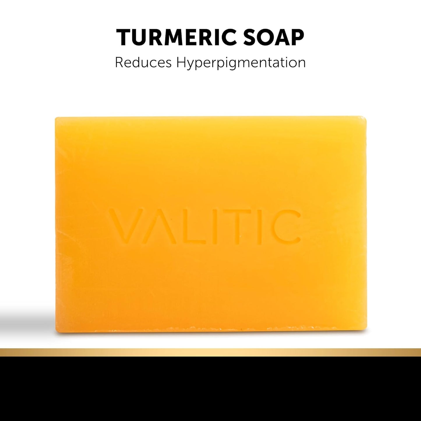 VALITIC Kojic Acid Soap Bars - Turmeric, Snail Mucin, Charcoal and Lemon - Holiday Skin Care Beauty Set Gift 4 Assorted Dark Spot Remover Soaps with Hyaluronic Acid, Vitamin C, Vitamin E, Shea Butter