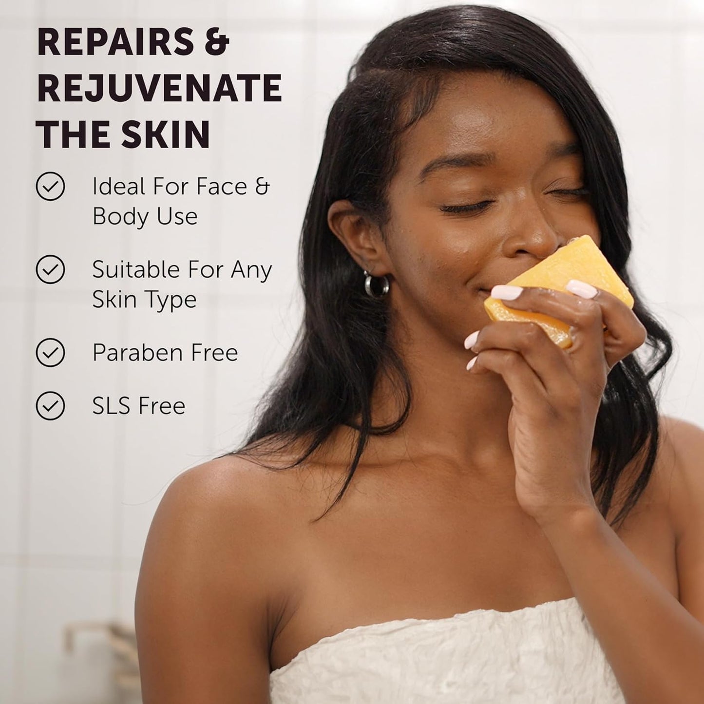 VALITIC Kojic Acid Soap Bars - Turmeric, Snail Mucin, Charcoal and Lemon - Holiday Skin Care Beauty Set Gift 4 Assorted Dark Spot Remover Soaps with Hyaluronic Acid, Vitamin C, Vitamin E, Shea Butter